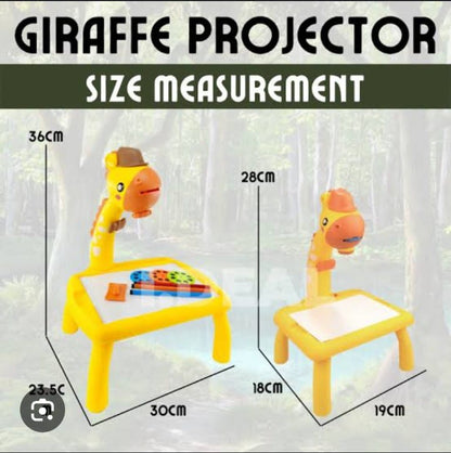 Educational Giraffe Projection Drawing Table – Helps kids improve artistic skills | Screens Free Kids