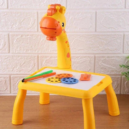 Fun Painting Projector Toy – Giraffe-themed creative play set | Screens Free Kids