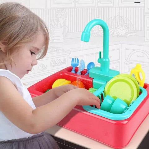 Realistic Kitchen Sink Toy – Interactive water play for kids | Screens Free Kid