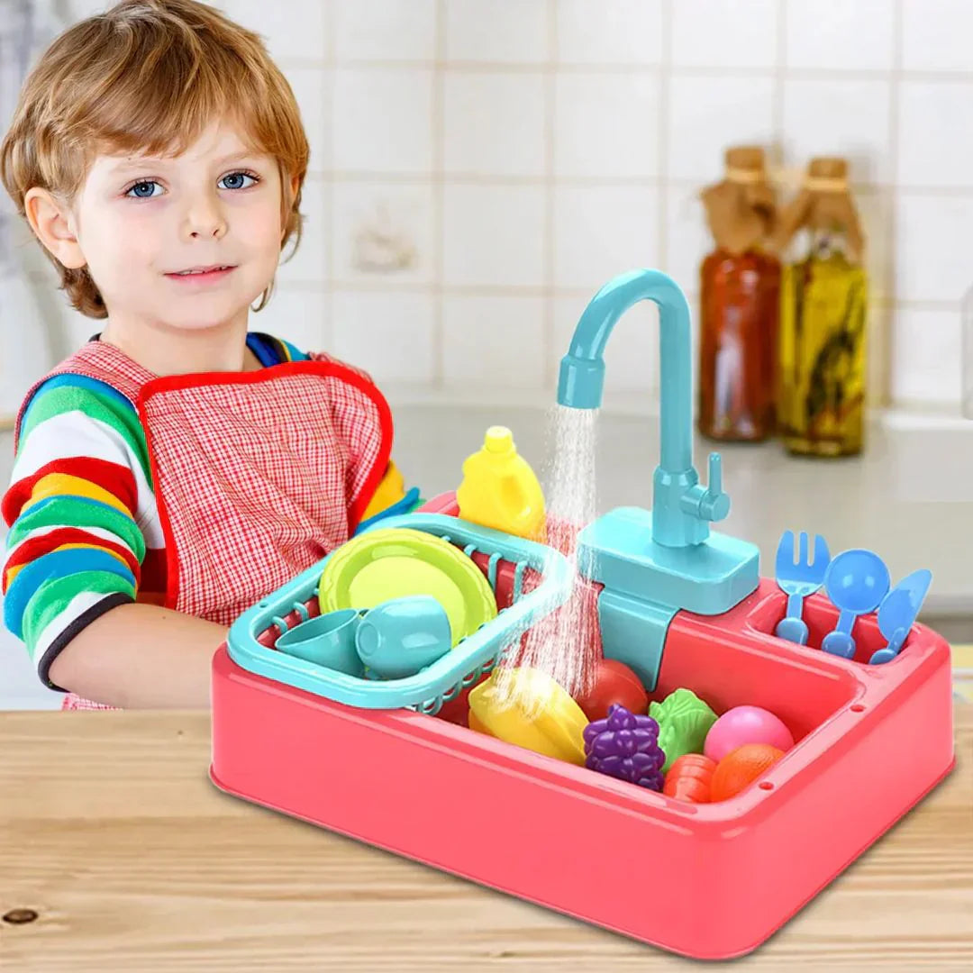 Realistic Kitchen Sink Toy – Interactive water play for kids | Screens Free Kids